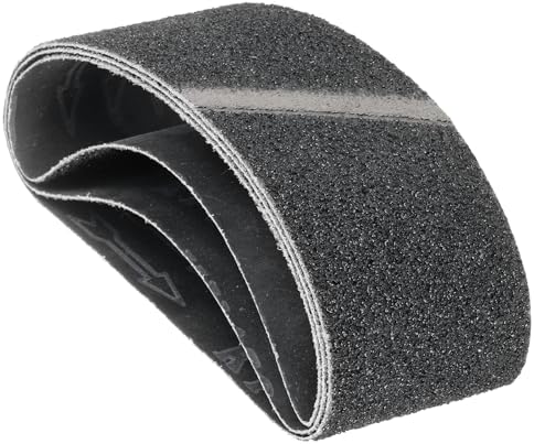 Sanding Belts 4 x 24 Inch 24 Grit Silicon Carbide 3 Pack