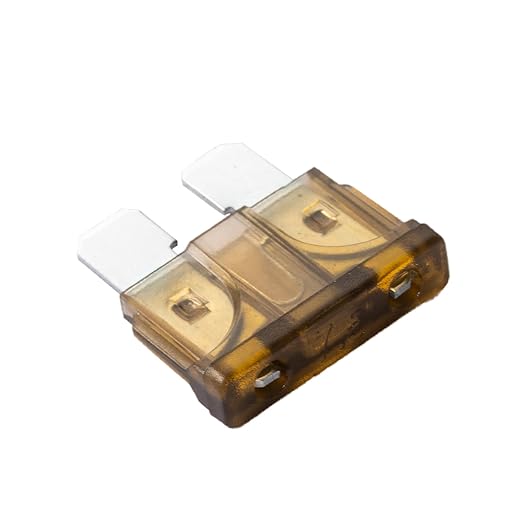 7.5 Amp Fuses Stanbdard Fuse 20Pcs, 7.5A Car Fuse Blade for Automotive, Truck, Boat, Motorcycle, SUV