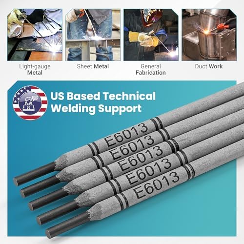 E6013 Welding Rods 3/32”, 25 lb — Premium Carbon Steel Stick Welding Electrodes, Smooth Arc, Easy Slag Removal, All‑Position, Beginner‑Friendly, Sheet Metal & Mild Steel, AC/DC & 110V Compatible