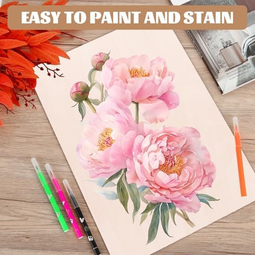 MIVIDE 40 Pack Basswood Sheets, 8"x12" Craft Plywood Sheets, 2mm Basswood for Laser Cutting, Plywood Board Unfinished Wood for Crafts DIY Ornaments and Models Engraving Drawing