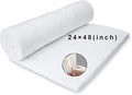 48"x24" x1" (Thick) Ceramic Fiber Blanket Fireproof Insulation Baffle Rated to 2400F, High-Temperature Resistance for Oven Stoves, Kilns,Forges