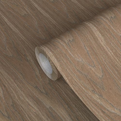 GSCIT Club Walnut Wood Veneer, 12 inch x 15ft Wood Edge Banding Pre-glued Flexible, Veneer Tape Banding for Cabinet Repair Furniture Restoration