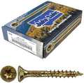 Jake Sales #8 x 1-1/4" Gold Star Wood Screw, T-20 Torx Drive, Flat Head – (5 Pound Box) ~1,155 Screw Count
