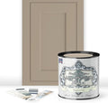 ALL-IN-ONE Paint by Heirloom Traditions, Tapestry (Khaki Brown), Quart - Durable cabinet and furniture paint. Built in primer and top coat, no sanding needed. Includes our 30 featured color card.