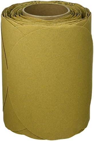 3M Stikit Gold Disc Roll 236U, 01493, 8 in, P80 Grade, 125 Discs Per Roll