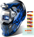 TRQWH Auto Darkening Welding Helmet with Light True Color Welding Hood