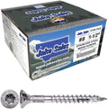 Jake Sales #8 x 1-1/2" Silver Star Stainless Steel Wood Screw Torx/Star Drive Head - Grade 305 Stainless Steel Torx/Star Drive Wood Screws - (Full Box - 5,700 Approx. Screw Count)