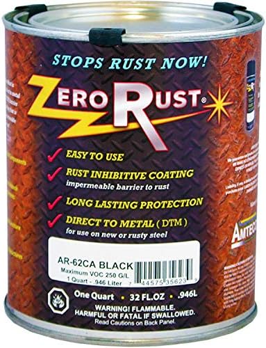AR-62CA Black Rust Inhibitive Coating – 1 Quart | Direct-to-Metal Corrosion Protection | Industrial-Grade Black Rust Preventive Paint