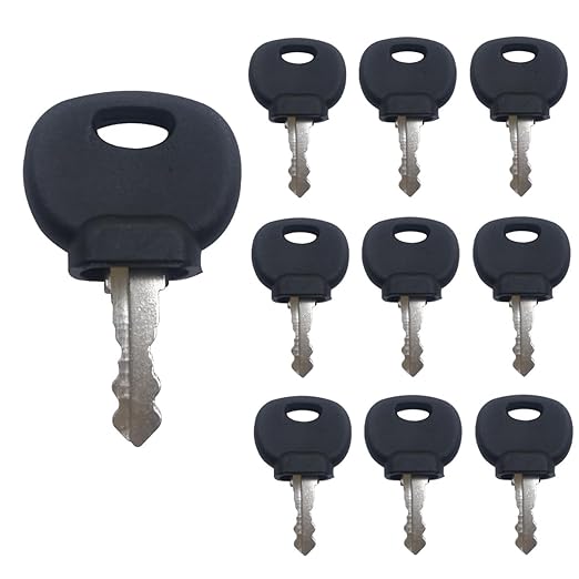 Ignition Keys 14707 5755124 8035807 8U-9569 14603 for Hamm Bomag Volvo Bobcat Caterpillar JCB New Holland Dynapac Terex Skytrak (14707)