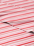Christmas Sheet Set, Candy Cane Stripe, Holiday Xmas Bedding Set - Queen