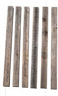 Rustic Weathered Reclaimed Wood Planks for DIY Crafts, Projects and Decor (20 Planks - 48" Long)