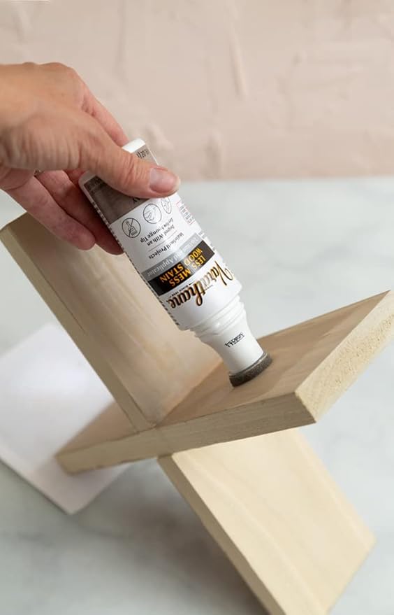 Varathane 368034 Less Mess Wood Stain and Applicator, 4 oz, Gray