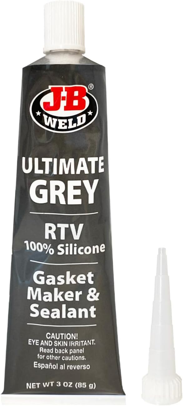 Adhesive Sealant,3 oz.,Tube,Gray