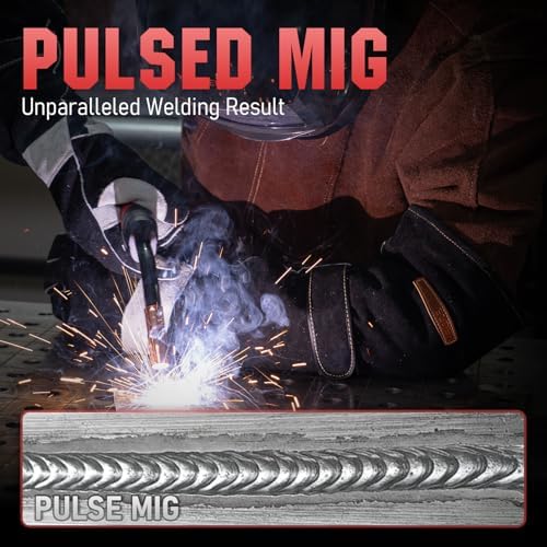 YESWELDER 250A MIG Welder, 110V/220V Dual Voltage 6-In-1 Welding Machine