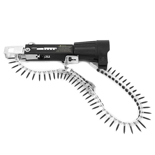 Automatic Drill Nailer, 3Pcs Chain Nail Gun Adapter Woodwork Automatic Nail Adapter Electric Drill Chain Attachment Set for Drywall Wood Board Ceiling