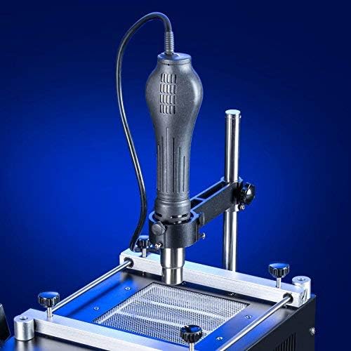 X-Tronic's • Cutting Edge in Technology • Model 5040-XR3 All-In-One Hot Air Rework & Soldering Iron Station with Preheater. Now Includes Plug & Play Hot Air Gun With Iron Holder & Sponge Cleaner