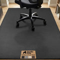 GORILLA GRIP Office Chair Mat for Hard Floors, Under Desk Rug, 58x46 Black
