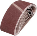 HARFINGTON 4 x 24 Inch Sanding Belts, 10 Pcs 80 Grits Aluminum Oxide