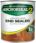 ANCHORSEAL 2 Log and Lumber End Grain Sealer, Prevents Checking, 1 Quart