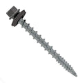 Fasteners Plus ST Fastening #10 x 2 Kwikseal Woodbinder Metal Roofing Screws Metal-to-Wood Charcoal Gray (Pack of 250)