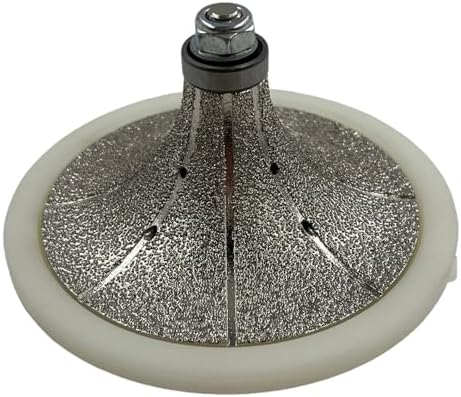2" Demi Bullnose Profile Wheel for Angle Grinders, Extended Guide
