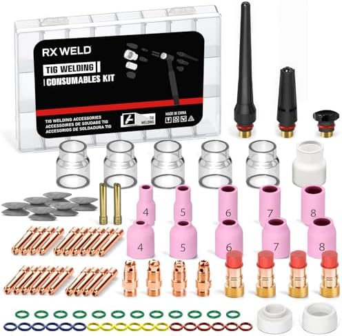 RX WELD 87PCS TIG Welding Accessories Torch Kit