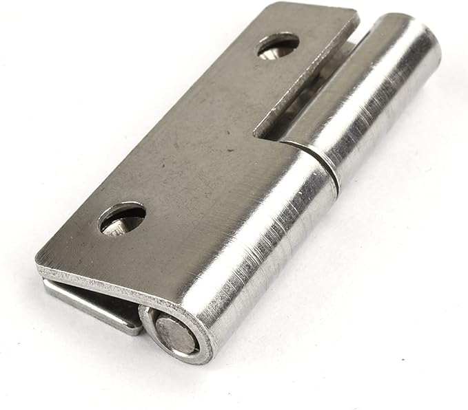 4Pcs 2inch Long Steel Small Slip Joint Flag Hinge-Lift Off Left Handed Lid Door,304 Stainless Steel