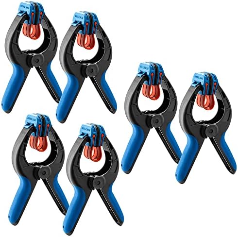 Rockler Bandy Spring Clamps (3-Pair) One-Handed Nylon Clamp Set