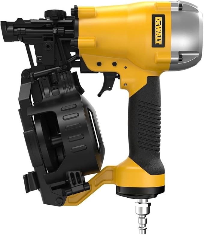 DEWALT DW46RNR 15-Degree Coil Roofing Nailer (Renewed)