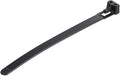 StarTech 5"(12cm) Reusable Cable Ties, 100 Pack, Black, TAA (CBMZTRB5BK) | 94V-2/UL Listed, 1/4"(7mm) wide, 1-1/8"(30mm) Bundle Dia. 50lb(22kg) Tensile Strength, Releasable Nylon Ties, Indoor/Outdoor