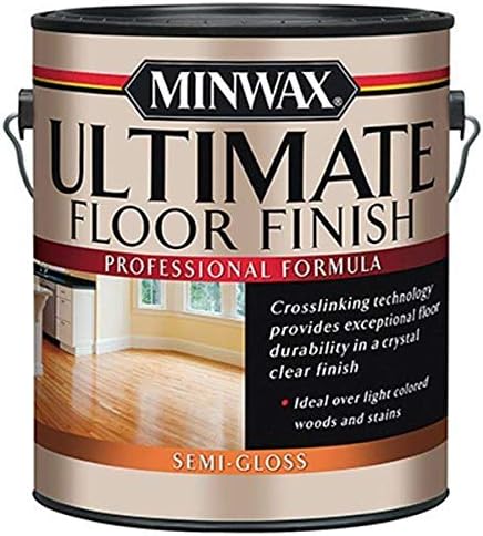 Minwax Ultimate Floor Finish, Semi-Gloss, Clear, 1 Gallon
