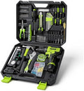 12V Cordless Drill Tool Set, 25+1 Torque Setting, Green Tool Kit for Home