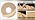 GSCIT Club Maple Edge Banding, 1 1/2 inch x 25ft Wood Edge Banding Pre-glued Flexible, Veneer Tape Banding for Cabinet