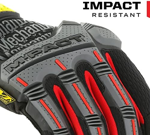 Mechanix Wear M-Pact Work Gloves Red/Black XX-Large