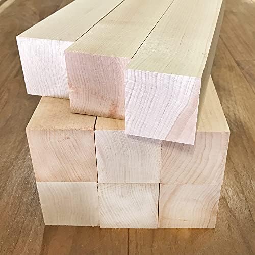 Maple Wood Turning Blanks 6pcs - 2" x 2" x 30"