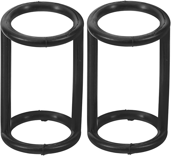 2pcs 1.57x0.90 inch Ice Cream Maker Silicone Sealing Rings Machine Replacement Parts for Leak Prevention I Shaped Middle Rod Gasket Repair Accessories Supplies
