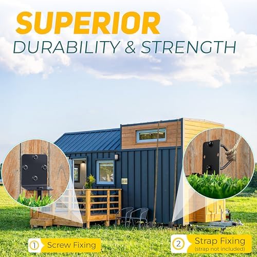 [UPGRADED] 14” Full Spiral Blade Mobile Home Anchor - 4pcs Ground Anchor