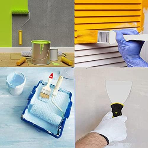 Paint Roller Set, 9 Inch Paint Roller Frame, Paint Roller Set for Walls, Including 9'' and 4'' Paint Rollers, Masking Tape, Paint Brush for Room Home Office
