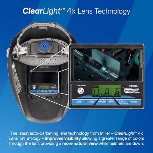 Miller Digital Performance™ Welding Helmet, ClearLight™ 4x, 64 Custom