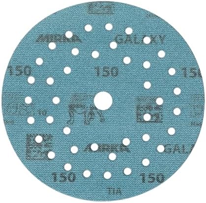 Mirka Galaxy Multifit 5 Inch Ceramic Sandpaper 150 Grit Hook & Loop 50 Pack