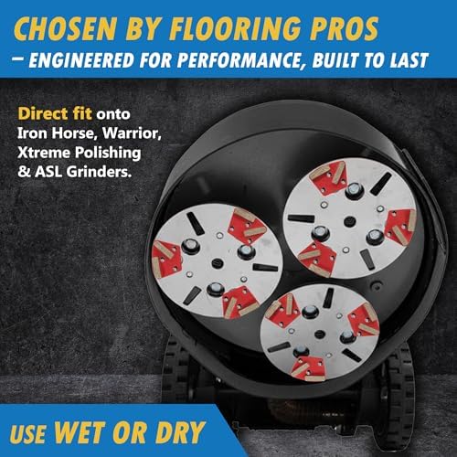 Diamond Grinding Discs for ASL XPS Ironhorse, #60/80 Grit, Medium Bond