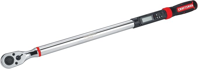CRAFTSMAN Digital Torque Wrench, 1/2-Inch, 50-250 FT-LB, CMMT99436 | SAE