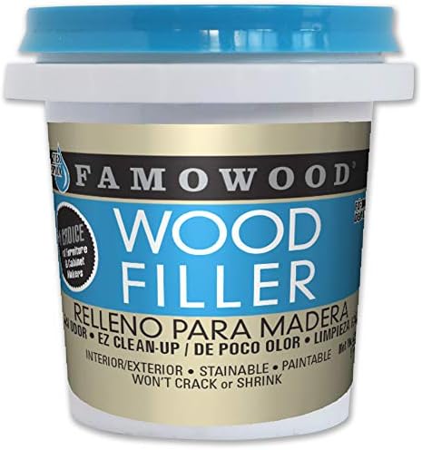 12-Pack of 1/4 pt Eclectic 40042118 Fir / Maple Famowood Water-Based Latex Wood Filler