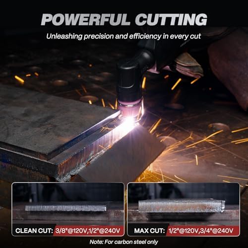 ARCCAPTAIN Plasma Cutter Machine, 55A, Non-Touch Pilot Arc, 120V/240V