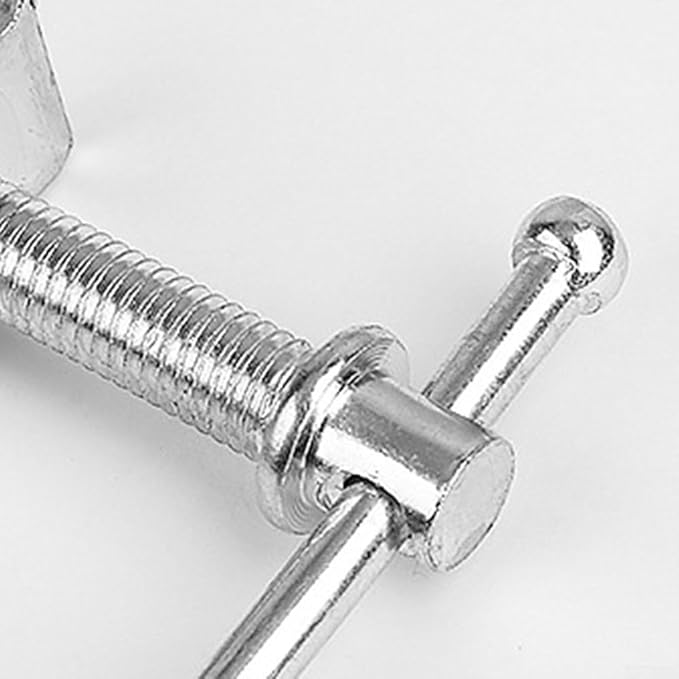 Stainless Steel C Clamps, 0-100 Mm 4 Sizes C Clamp, Heavy Duty Woodworking Clamp With Wide Jaw Openings For Carpentry Woodwork Building Wood, Plastic, Stone, Metal Stable Clamping(0-50mm)