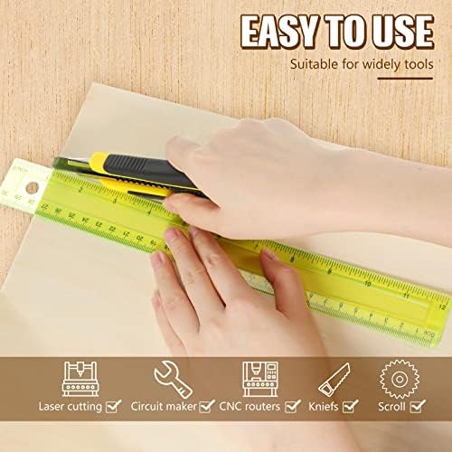 Riakrum Basswood Sheets Plywood Board Unfinished Wood Boards for Crafts for DIY Laser Projects Architectural Mini House Building Hobby Model Making (12 x 18 x 1/8 Inch,36)