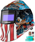 ARCCAPTAIN Welding Helmet Auto Darkening, 1/25000s Response, Shade 4/9-13