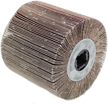 SIGNI Sandpaper Polishing burnishing Drawing Wheel Compatible with Burnishing Machine/Polisher/Sander 120x100mm (240 grit Sandpaper)