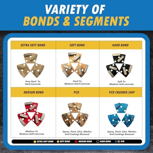 Diamond Grinding Discs for ASL XPS Ironhorse, PCD Counter-Clockwise