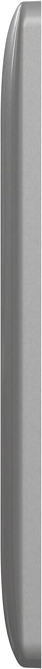 Square D by Schneider Electric X Series Wall Plate for Outlet and Light Switch, Standard Size Blank 1 Gang, Matte Gray